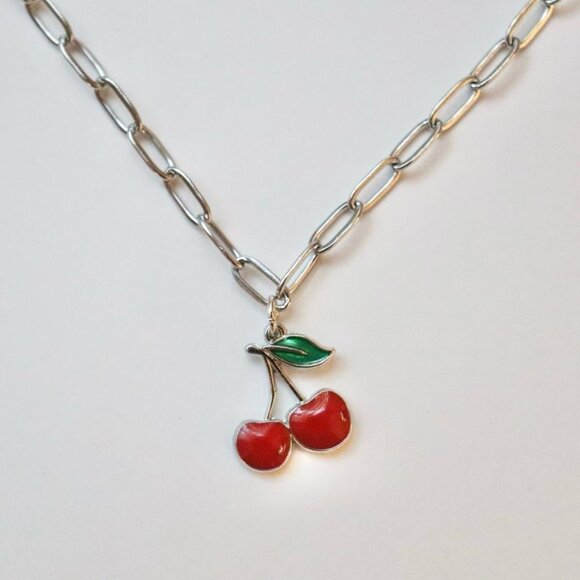 Jewelry - Cherry Necklace | Stainless Steel